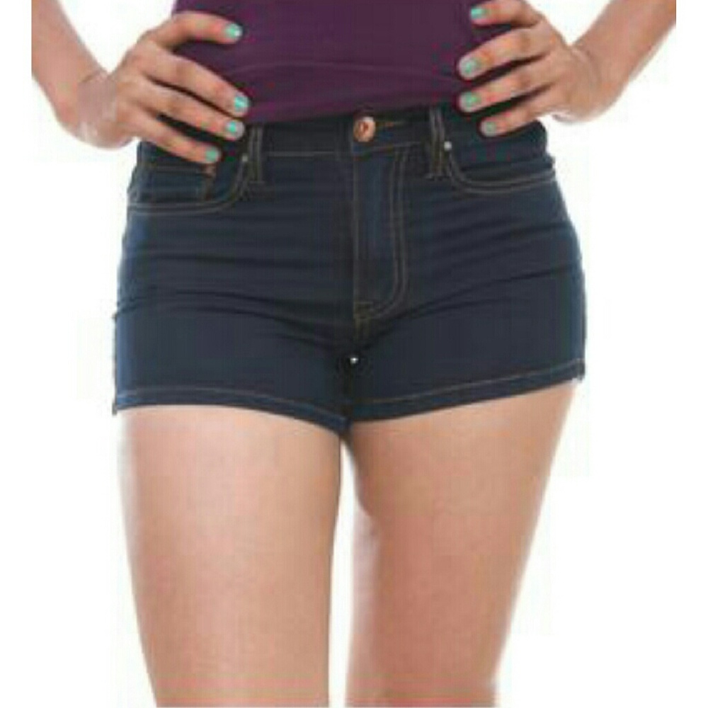 Dollhouse High Waisted Denim Shorts